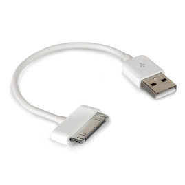 Архив Кабель синхронизации Gemix art.1901 Apple Dock Connector to USB 2.0 Білий