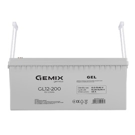 Аккумуляторные батареи Аккумуляторная батарея Gemix GL12-200 Серый