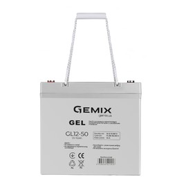 Аккумуляторные батареи Аккумуляторная батарея Gemix GL12-50 Серый