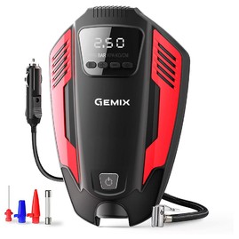 Автокомпрессоры Автокомпрессор GEMIX Model E black-red 