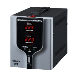 Стабилизаторы напряжения Стабилизатор напряжения Gemix RDX-2000 Чорний